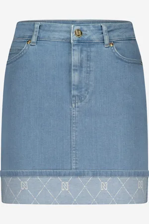 NIKKIE. Hoxton Blue Skirt