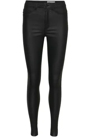 Noisy May Nmcallie High-waist Gecoate Broek