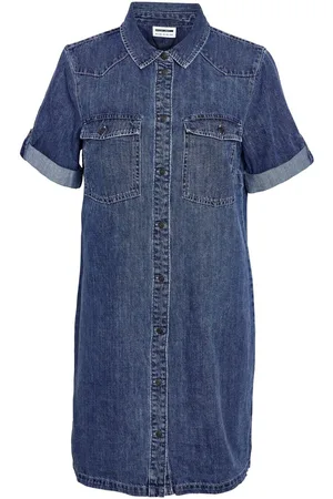 Noisy May Korte Mouwen Denim Jurk