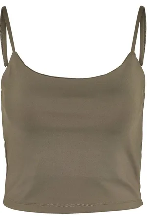 Noisy May Cropped Mouwloze Top