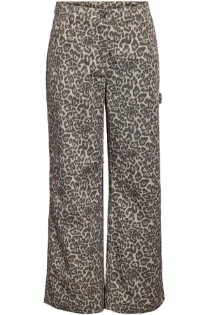 Noisy May Luipaardprint Cargo Jeans