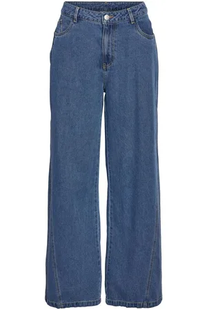 Noisy May Nmrobie High-waist Wide Leg Jeans