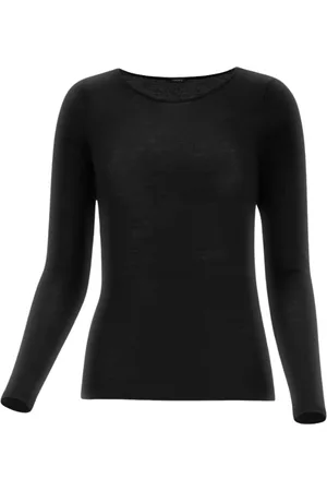 Oroblu Perfect Line Cashmere T-shirt Long Sleeve 9999 Black