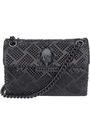 Kurt Geiger Mini Crystal Kensington Bag Black