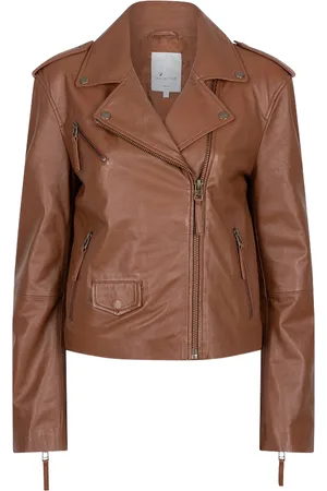 GOOSECRAFT Burley Biker Cognac