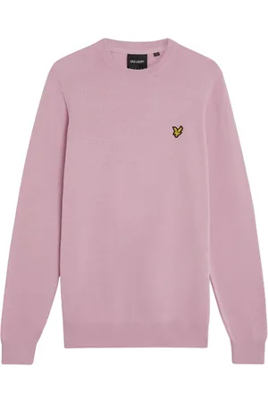 Lyle & Scott Cotton Crew Neck Jumper X574 Pink Light