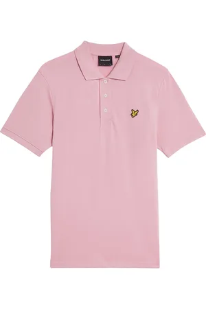 Lyle & Scott Plain Polo Shirt X574 Pink Light