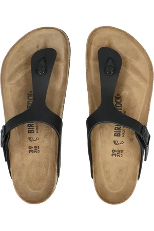 Birkenstock Gizeh Women Black Birko-Flor Regular