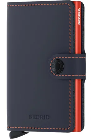 Secrid Miniwallet Matte Night Blue Orange