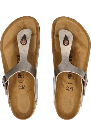 Birkenstock Gizeh Women Graceful Taupe Birko-Flor Regular