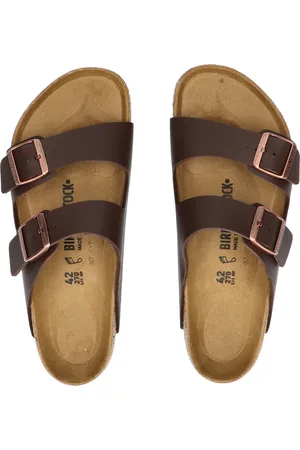 Birkenstock Arizona Men Dark Brown Birko-Flor Regular