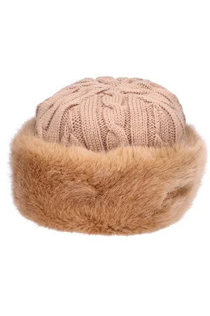 Barts Fur Cable Bandhat Light Brown