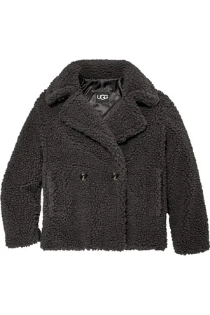 UGG Gertrude Short Teddy Coat Ink