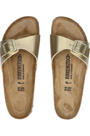 Birkenstock Madrid Women Gold Birko-Flor Narrow