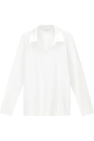 Oroblu Perfect Line Cotton Polo Long Sleeve 1000 White
