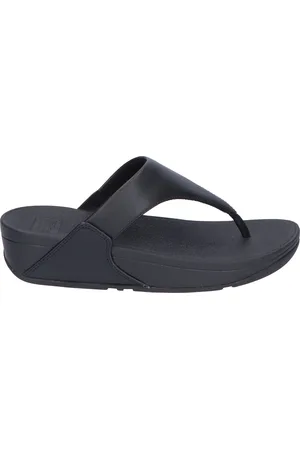FitFlop Lulu Toe-Post Sandals I88 Black
