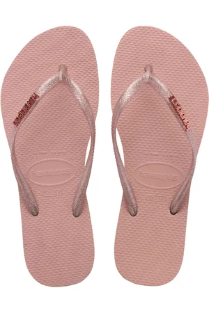 Havaianas Slim Logo Metallic Crocus Rose