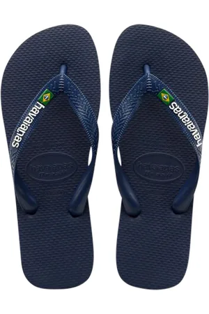 Havaianas Kids Brasil Logo Navy Blue