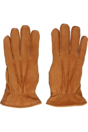 UGG 3 Point Leather Glove Chestnut