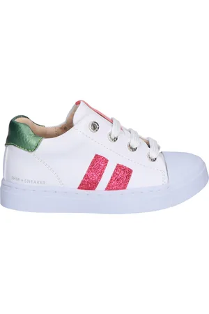 Shoesme SH24S004 White Fuchsia Green