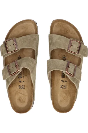 Birkenstock Arizona Women Taupe Suede Narrow