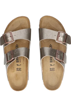 Birkenstock Arizona Women Graceful Taupe Birko-Flor Narrow