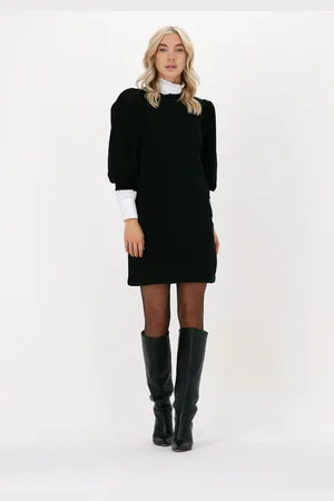 Minus Dames Jurken Mika 3/4 Sleeve Sweat Dress - - Maat XS