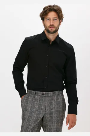 HUGO BOSS Heren Overhemden Elisha02 10224742 01 - - Maat 37-0