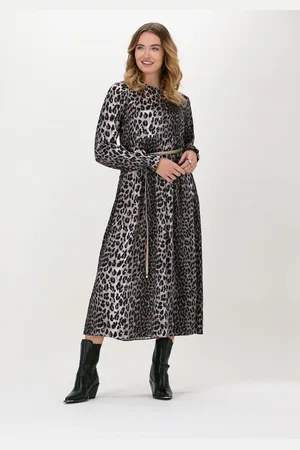 Catwalk Junkie Dames Jurken Dr Wild Leopard - - Maat XS