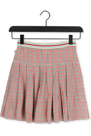 AO76 Meisjes Rokken Sada Red Check Skirt - - Maat 104