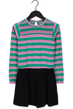 Moodstreet Meisjes Jurken M208-5816 - - Maat 110/116