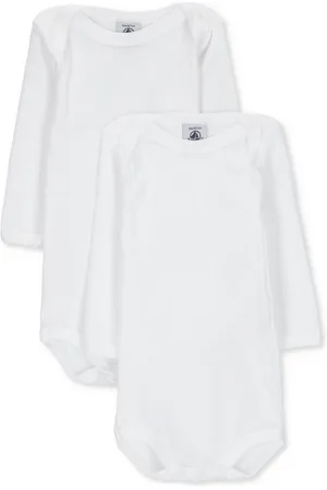 Petit Bateau Baby Rompers 2 Bodies Naiss Ml - - Maat 56
