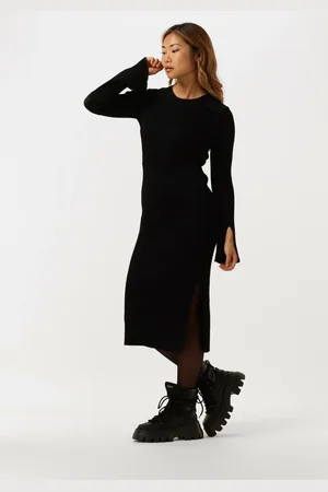 Notes Du Nord Dames Jurken Elena Knitted Dress - - Maat XL