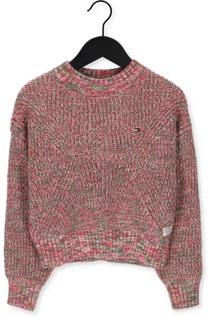 Tommy Hilfiger Meisjes Truien & Vesten Chunky Melange Sweater - - Maat 116