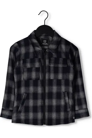 Indian Blue Jeans Jongens Jassen Shirt Jacket Check - - Maat 128