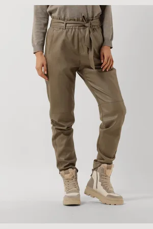 Minus Dames Broeken Jayda Pu Pant - - Maat 34
