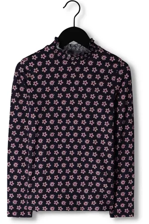Scotch&Soda Meisjes Tops & T-shirts All Over Printed Slim Fit Longsleeve - - Maat 104