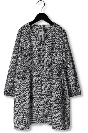 Tommy Hilfiger Meisjes Jurken Allover Printed Wrap Dress L/s - - Maat 104