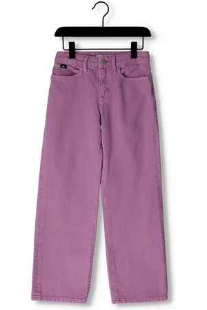Calvin Klein Meisjes Jeans Wide Leg Hr Iris Orchid - - Maat 104
