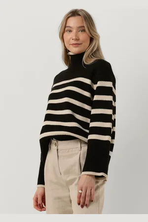 Neo Noir Dames Truien & Vesten Fanning Stripe Knit Blouse - - Maat 34