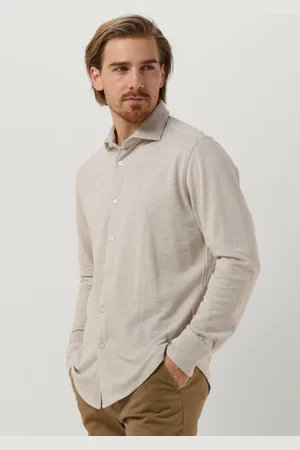 Dstrezzed Heren Overhemden Kirk Shirt Melange Pique - - Maat XL