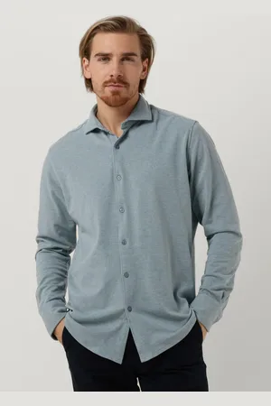 Dstrezzed Heren Overhemden Kirk Shirt Melange Pique - - Maat XL