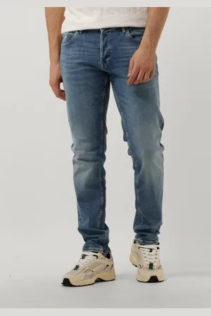 Cast Iron Heren Jeans Shiftback Regular Tapered Medium Indigo Wash - - Maat 28/32