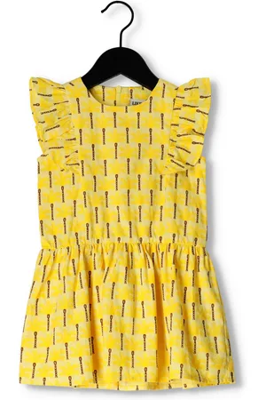 Like Flo Baby Jurken Aop Woven Ruffle Dress - - Maat 74