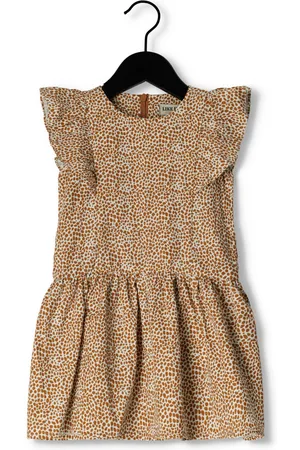 Like Flo Baby Jurken Aop Woven Ruffle Dress - - Maat 74