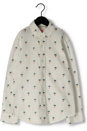 AO76 Jongens Overhemden Axel Palm Shirt - - Maat 104