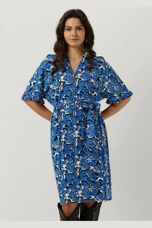 Jansen Amsterdam Dames Jurken Dalai - - Maat XS
