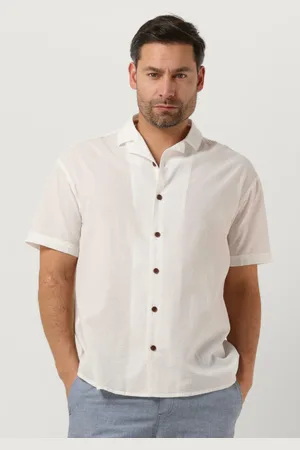 Anerkjendt Heren Overhemden Akkarsten S/s Seersucker Shirt - - Maat XL