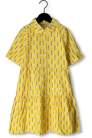 Like Flo Meisjes Jurken Aop Woven Dress With Collar - - Maat 104