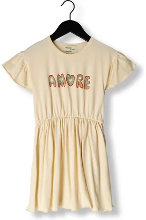 Wander & Wonder Meisjes Jurken Bianca Dress - - Maat 110/116